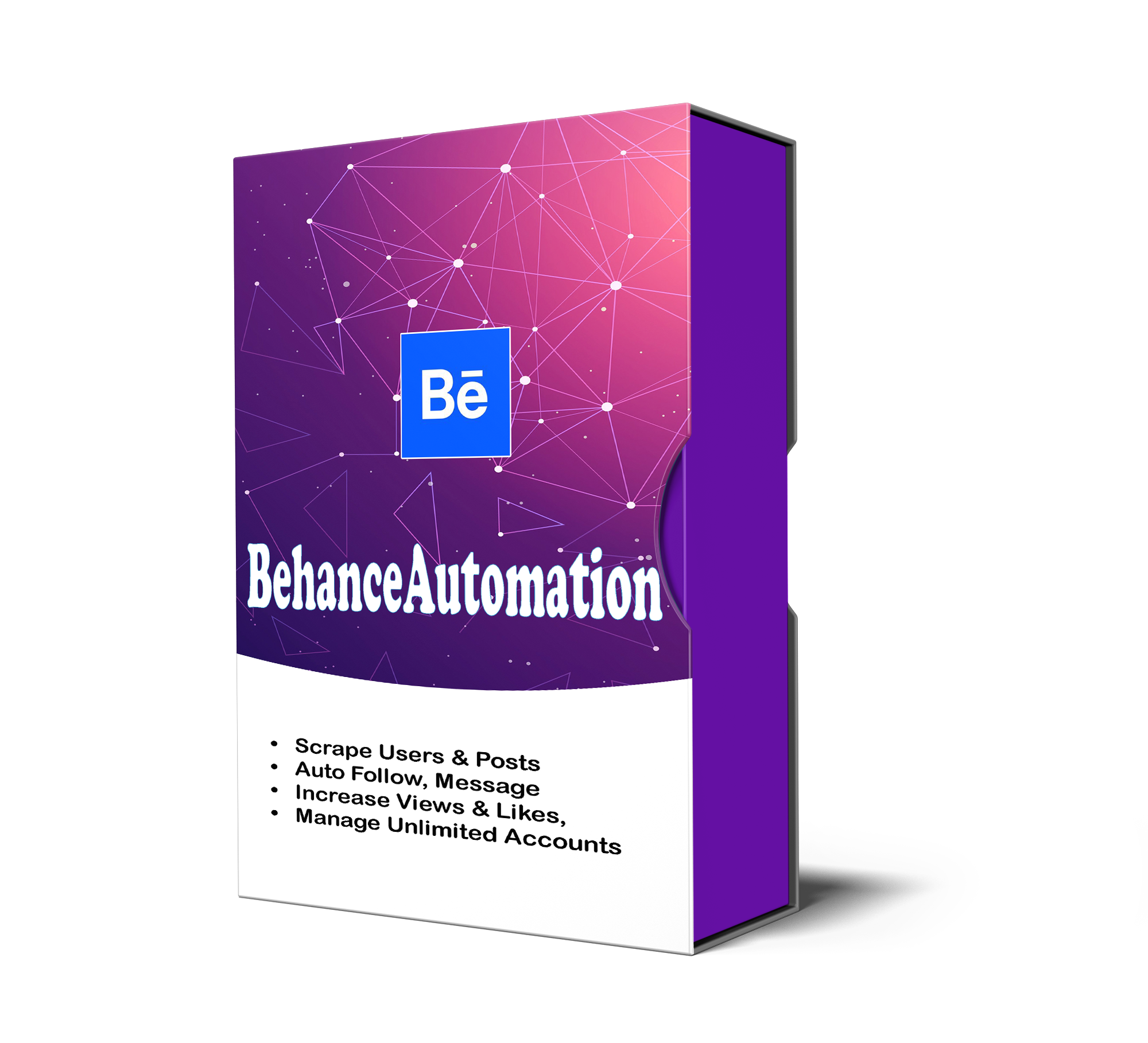 Phần mềm tăng view behance – Tự động theo dõi, nhắn tin trên Behance – Tăng lượt thích trên Behance￼