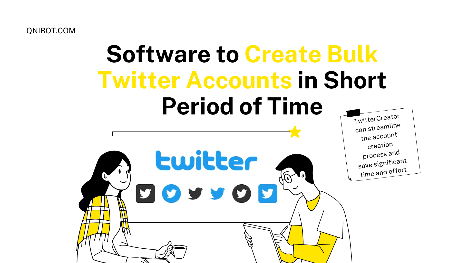 Any One Knows About Any Software to Create Bulk Twitter Accounts in Short Period of Time?