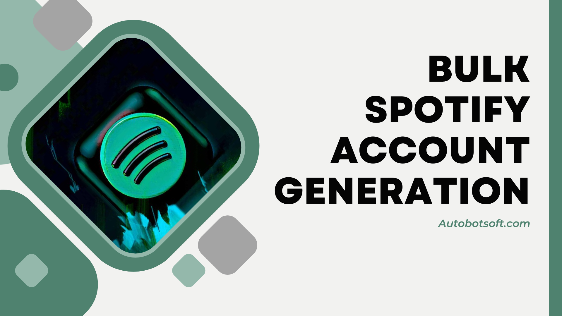 Quick and Effective Methods for Bulk Spotify Account Generation